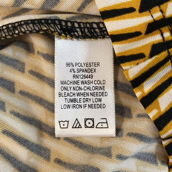 Marc Bouwer Unlimited Geometric Print Shift Dress Size Large - Picture 4 of 7